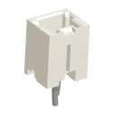 TE Connectivity AMP Mini CT Series Straight Through Hole PCB Header, 2 Contacts, 1.5 mm Pitch, 1 Row, Shrouded 292207-2