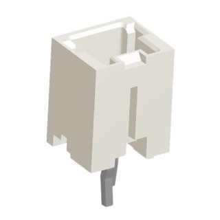 TE Connectivity AMP Mini CT Series Straight Through Hole PCB Header, 2 Contacts, 1.5 mm Pitch, 1 Row, Shrouded 292207-2