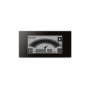 Lascar B Series Digital Voltmeter DC, E-Paper Dot Matrix Display 3-Digits 0.25% Accuracy 34mm x 70mm SGD 21-B