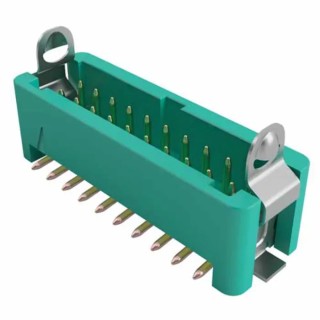 HARWIN Gecko Series Straight Surface PCB Header 20 Contacts 1.25 mm Pitch 2 Row Shrouded G125-MS12005L3P