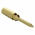 HARWIN Gecko Series Male Crimp Terminal 26 AWG Gold Plated Brass Contact Crimp Termination G125-1010005