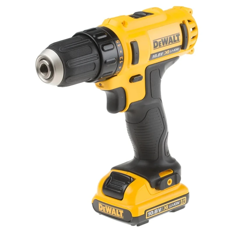 DeWALT Cordless Drill Driver 180 W, 12 V, 10 mm Keyless Chuck, 1500 rpm, Brushed Motor DCD710D2-GB