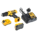 DeWALT Cordless Drill Driver 180 W, 12 V, 10 mm Keyless Chuck, 1500 rpm, Brushed Motor DCD710D2-GB