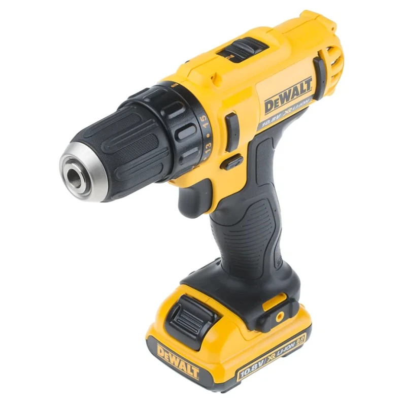 DeWALT Cordless Drill Driver 180 W, 12 V, 10 mm Keyless Chuck, 1500 rpm, Brushed Motor DCD710D2-GB