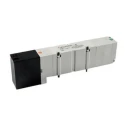 SMC Pneumatic Solenoid Pilot-Operated Control Valve 3/3 Solenoid Rc Threaded Port 3/8 in 24V DC 1W VQ4000 