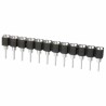 HARWIN 20 Way Vertical Through Hole SIL Socket 2.54 mm Pitch, Beryllium Copper Alloy Contacts, 1A, Gold over D01-9972042