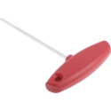 Wiha T Metric Hex Key, Hex Size 3 mm, Nickel Chrome Plated Chrome Vanadium Steel Handle 126mm Overall Length 00908