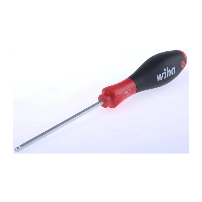 Wiha Hexagon Screwdriver 4 mm Tip, 100 mm Blade Length, 211 mm Overall Length 26329