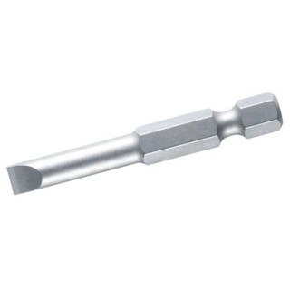 Wiha Screwdriver Bit Chrome Vanadium Steel 50mm Overall Length, 6.5mm Blade Width 01798
