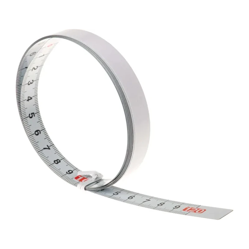 RS PRO 1.2 m Metric Self-Adhesive Steel Tailor Tape with Powder-Coated Finish 706-8141
