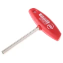 Wiha T Metric Hex Key Tool, Hex Size 8 mm, Long Arm, Nickel Chrome Plated Chrome Vanadium Steel 00928