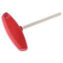 Wiha T Metric Hex Key Tool, Hex Size 8 mm, Long Arm, Nickel Chrome Plated Chrome Vanadium Steel 00928