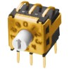 Omron Rotary Coded DIP Switch Through Hole Mount Rotary Shaft Actuator A6KV-102RS