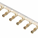 HARWIN M22 Series Female Crimp Terminal, Gold Plating, 30 AWG Min Crimp, 24 AWG Max, 1A, Phosphor Bronze Contact M22-3040042