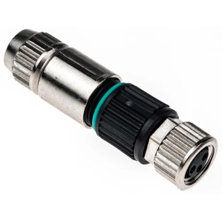 HARTING HARAX 3 Pole Straight M8 DIN Socket 4A 32V IP67 Screw Cable Female 21021512305
