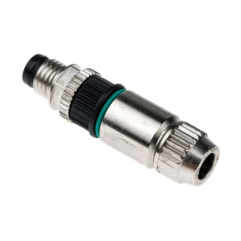 HARTING HARAX 3 Pole Straight M8 DIN Plug, 4A Current Rating, 32V Voltage, IP67, Screw-On, Panel Mount Male 21021511305