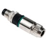 HARTING HARAX 3 Pole Straight M8 DIN Plug, 4A Current Rating, 32V Voltage, IP67, Screw-On, Panel Mount Male 21021511305