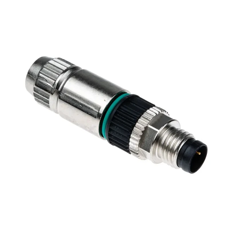HARTING HARAX 3 Pole Straight M8 DIN Plug, 4A Current Rating, 32V Voltage, IP67, Screw-On, Panel Mount Male 21021511305