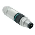 HARTING HARAX 3 Pole Straight M8 DIN Plug, 4A Current Rating, 32V Voltage, IP67, Screw-On, Panel Mount Male 21021511305