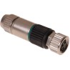 HARTING HARAX 4 Pole Straight M8 DIN Socket 4A 32V IP67 Screw Cable Female 21021512405