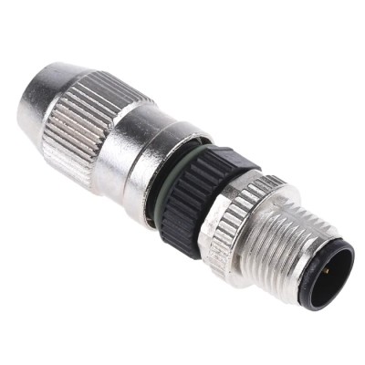 HARTING Circular Connector 4 Contacts Cable M12 Plug Male IP65 IP67 Harax M12 Series 21031111405