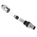 HARTING Circular Connector 4 Contacts Cable M12 Plug Male IP65 IP67 Harax M12 Series 21031111405
