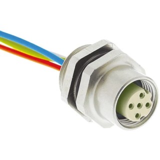 HARTING Sensor Actuator Cable Female 4 Way M12 to Unterminated 4 Way Free End, 500 mm 21033712403