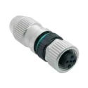 HARTING Circular Connector, 4 Contacts, Cable Mount Socket, Female, M12 Size, IP65 IP67, Harax M12 Series 21031112405