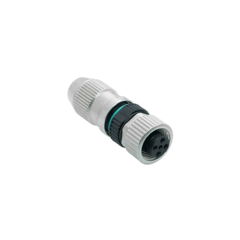 HARTING Circular Connector, 4 Contacts, Cable Mount Socket, Female, M12 Size, IP65 IP67, Harax M12 Series 21031112405