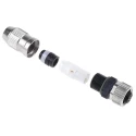 HARTING Circular Connector, 4 Contacts, Cable Mount Socket, Female, M12 Size, IP65 IP67, Harax M12 Series 21031112405