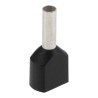 TE Connectivity Insulated Crimp Bootlace Ferrule 2.2 mm Pin Diameter 8 mm Pin Length 16 mm Overall Length Black 16 966144-6