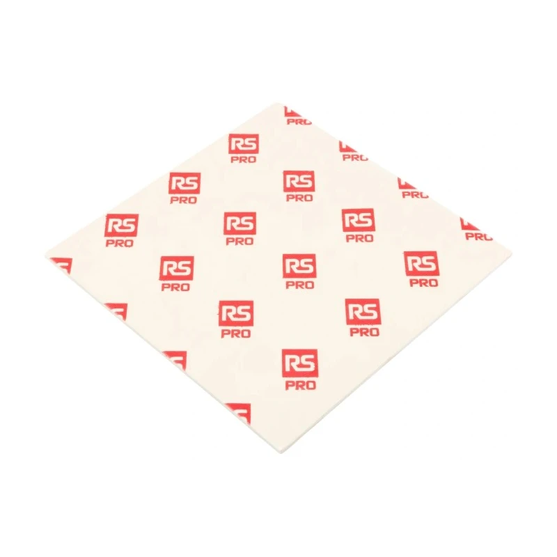 RS PRO Self-Adhesive Thermal Interface Sheet, 3 mm Thick, 1.95 W/mK Thermal Conductivity, 150 mm x 150 mm, Yellow 707-4641