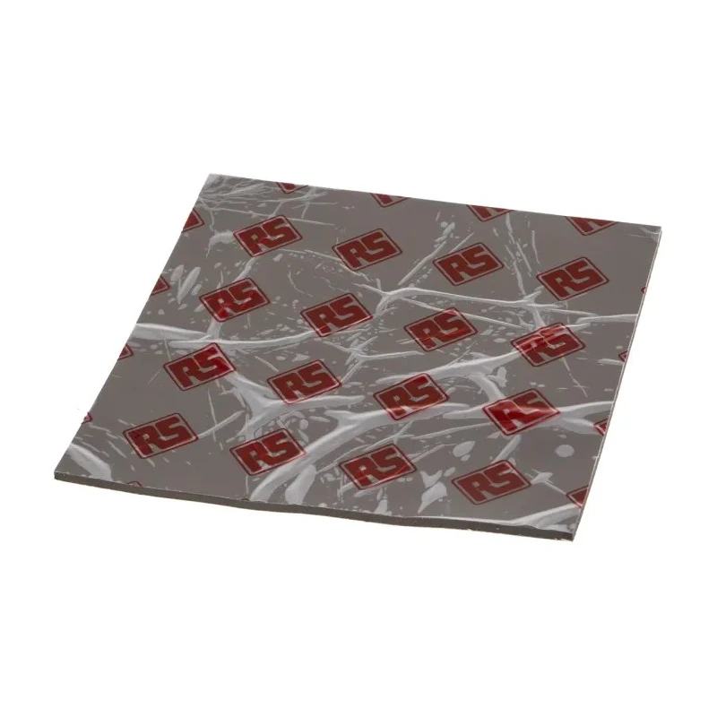 RS PRO Self-Adhesive Thermal Interface Sheet, 3 mm Thick, 3.2 W/mK Thermal Conductivity, 150 mm x 150 mm, Shore A 707-4676