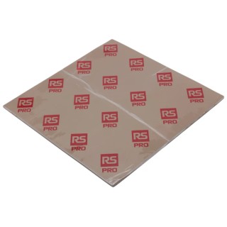 RS PRO Self-Adhesive Thermal Interface Sheet 3 mm Thick 4 W/mK Thermal Conductivity 150 mm x 150 mm 707-4689