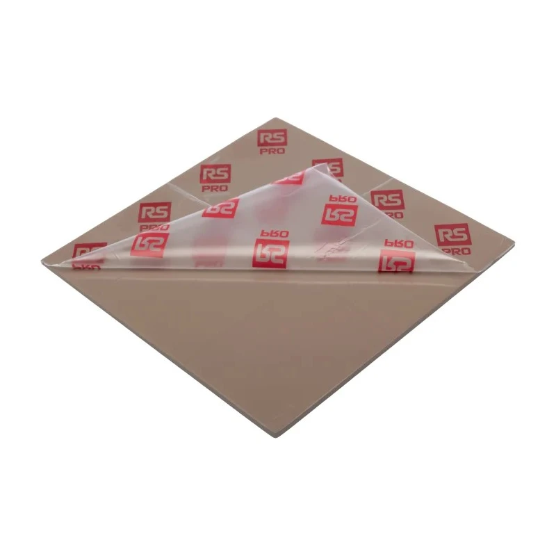 RS PRO Self-Adhesive Thermal Interface Sheet 3 mm Thick 4 W/mK Thermal Conductivity 150 mm x 150 mm 707-4689