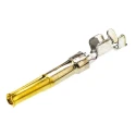 TE Connectivity AMPLIMITE HD-20 Series Size 20 Female Crimp D-Sub Connector Contact Gold over Nickel Socket 5-166051-1
