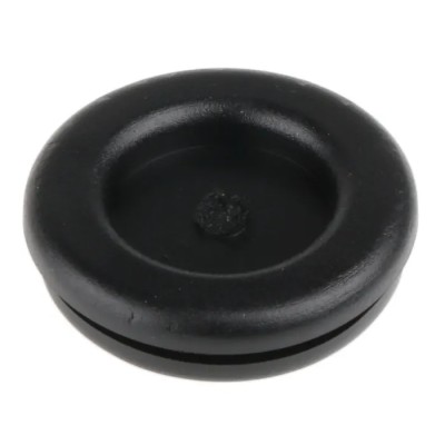 SES Sterling Black Polyvinyl Chloride Cable Grommet 22 mm Panel Hole Diameter for 16 mm Cable Dia. 01330354010