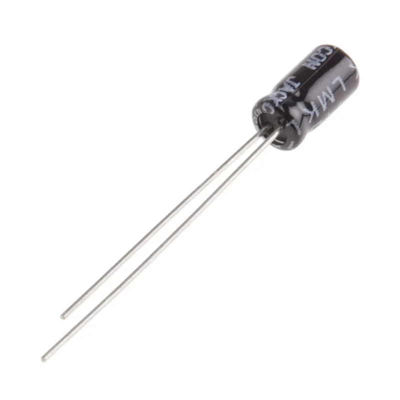 RS PRO 330 nF Aluminium Radial Can Capacitor 50V DC Through Hole Mount 7mm x 7mm 7075650P