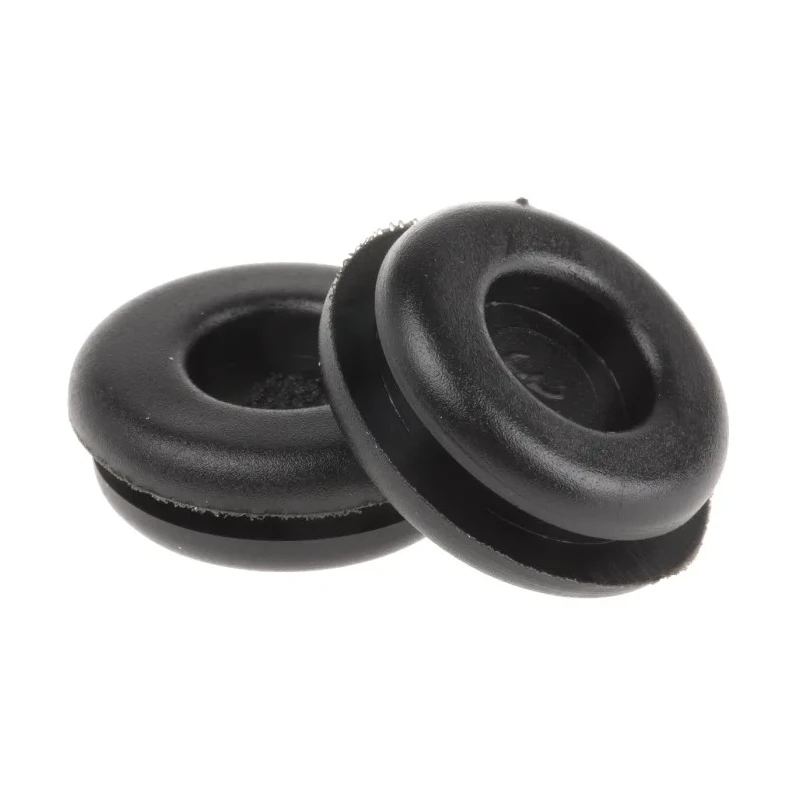SES Sterling DG Black Polyvinyl Chloride 15 mm Cable Grommet for 9 mm Cable Diameter 01330351010