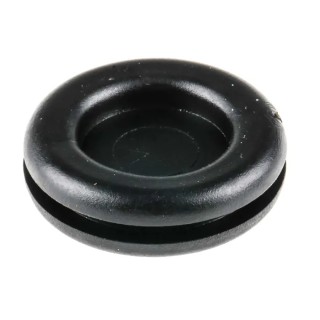 SES Sterling DG Black Polyvinyl Chloride 20 mm Cable Grommet for 13.5 mm Cable Diameter 01330353010
