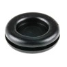 SES Sterling DG Black Polyvinyl Chloride 20 mm Cable Grommet for 13.5 mm Cable Diameter 01330353010