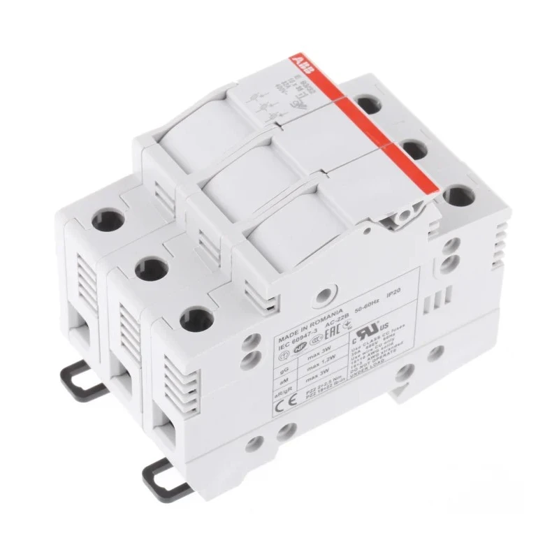 ABB Fuse Switch Disconnector, 3-Pole, 32 A, DIN Rail Mount, E90 Series, IP20 2CSM204753R1801 E 93/32