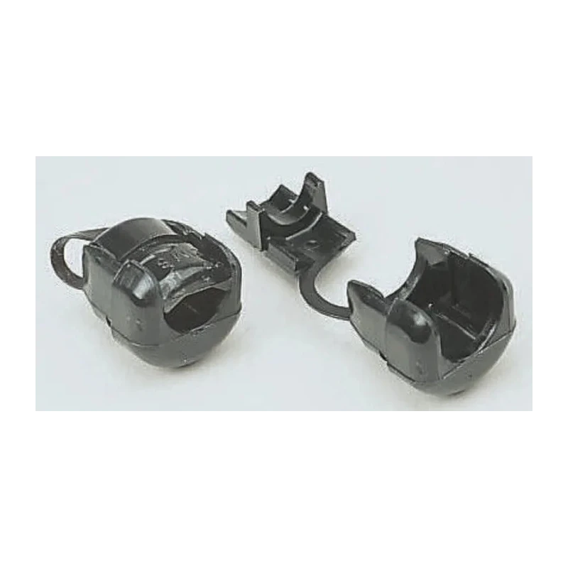SES Sterling DM Black Polyamide 6 Cable Grommet 16 mm Panel Hole Diameter for 6.6-8 mm Cable Diameter 1310020010