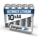 Energizer ULTIMATE Lithium Lithium Iron Disulphide AA Battery 1.5 V 3.1Ah 10 Pack 7638900343526