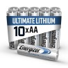 Energizer ULTIMATE Lithium Lithium Iron Disulphide AA Battery 1.5 V 3.1Ah 10 Pack 7638900343526