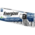 Energizer ULTIMATE Lithium Lithium Iron Disulphide AA Battery 1.5 V 3.1Ah 10 Pack 7638900343526