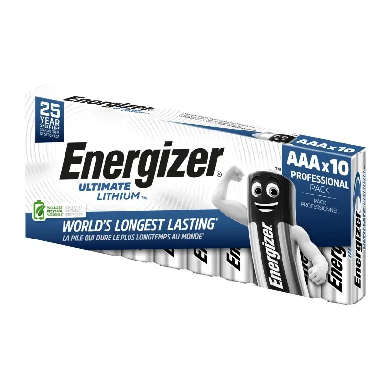 Energizer Ultimate Lithium Lithium Iron Disulphide AAA Battery 1.5 V 7638900343533