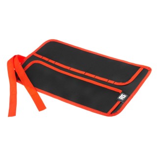 RS PRO Black 400D Polyester Tool Roll with 9 Pockets, 380 mm x 200 mm 707-7278