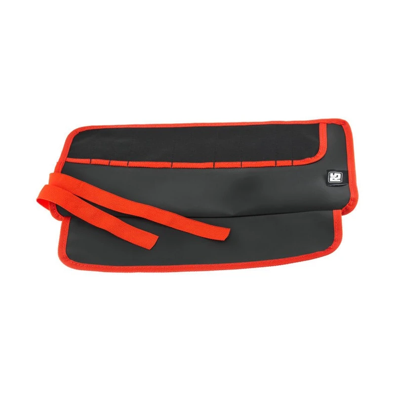 RS PRO Black 400D Polyester Tool Roll with 9 Pockets, 380 mm x 200 mm 707-7278