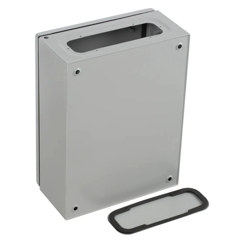 Schneider Electric Spacial CRN Series Steel Wall Box, IP66, 400 mm x 300 mm x 150 mm NSYCRN43150